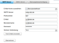 QNAP-Mailkonfiguration